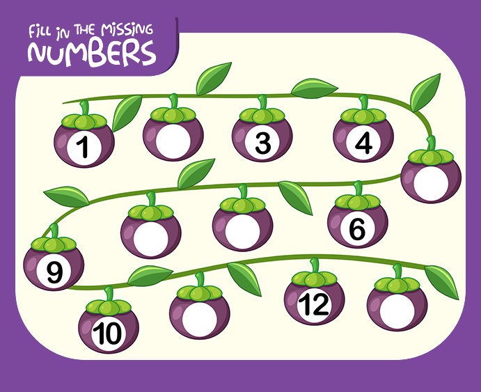 Free & Fun Missing Number Worksheets