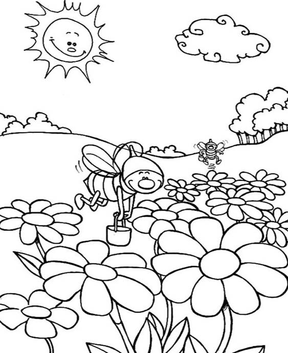 Fun Spring coloring pages for your little one. They're free and easy to print. The collection is varied for different skill levels and...