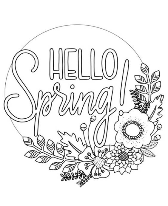 Fun Spring coloring pages for your little one. They're free and easy to print. The collection is varied for different skill levels and...